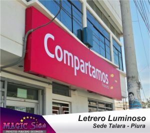 letrero luminoso lima