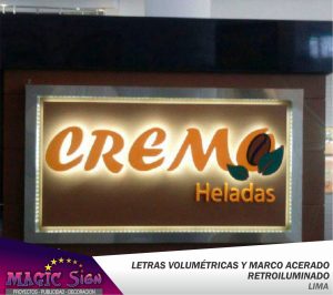letras volumetricas retro iluminados