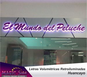 Letreros Retroiluminadas