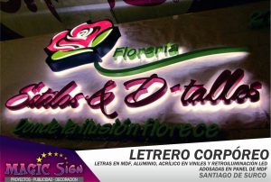 Letrero Corporeo
