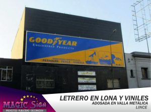 Letrero en Lona y Vinil