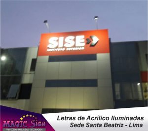 letras de acrilico iluminadas