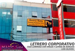 Letrero Corporativo Peru