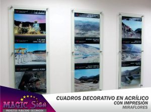 Cuadros decorativos en acrilico