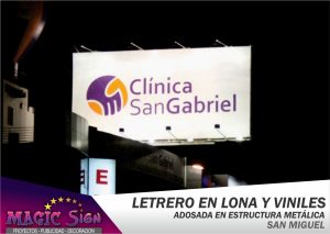 Letreros en lona y viniles